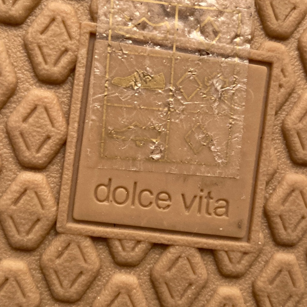 Dolce Vita Gold Perforated Loafers - Picture 4 of 9